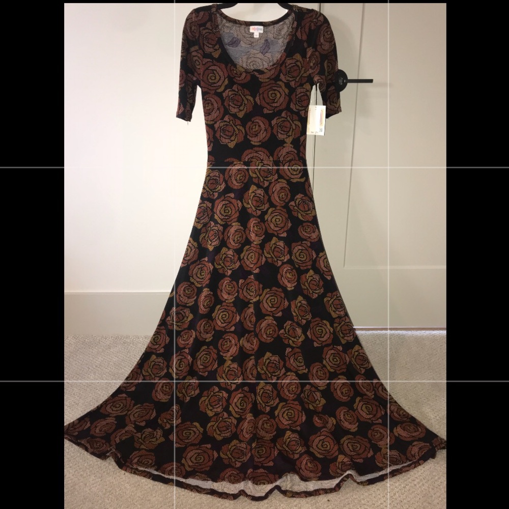 LuLaroe Ana Dress Roses